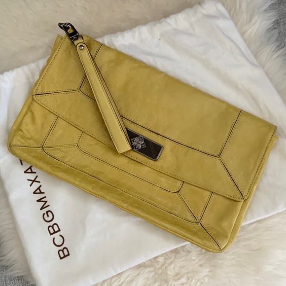 BCBG leather clutch/wristlet - Picture 1 of 7